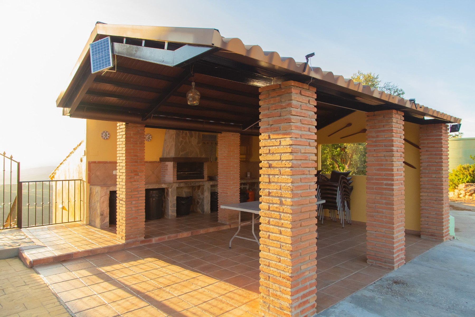 Barbacoa cubierta